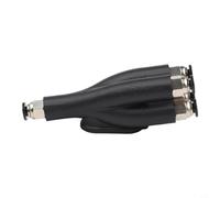 4-in-1 PTFE Filament Adapter for X1, X1C, X1E, P1P, A1 & A1 Mini 3D Printers - ABS-Metal Tubing Connector with 5 Suction Points