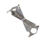 4-in-1 Quick Disconnect Device Set for Car A/c Fuel Heater Line Couplers - Chrome Metal Scissor-type Release Tool Compatible Having Three Quarters 5/8 Half 3 over 8 Fittings
