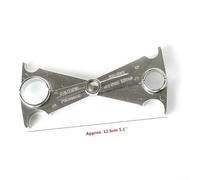 4-in-1 Quick Disconnect Tool Set for Car A/c Fuel Heater Line Couplers - Chrome Metal Scissor-type Release Tool Compatible Having 3 over 4 5/8 1