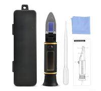 4-in-1 Refractometer for Vehicle Service Centers Measures Ethylene Glycol Freezing Point Propylene Glycol Freezing Point and Battery Acid Density
