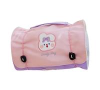 4 in 1 Roll-Up Makeup Bag, Hangable Cosmetic Travel Bag, 9.25x7.87 in Detachable Foldable Toiletry Organizer Ideal for Women, Convenient Handle for Makeup Storage