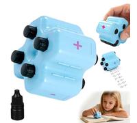 4-in-1 Roller Digital Teaching Stamp, Calculation Roll, Teacher Stamp, Reusable Maths Roller Stamp, Teacher Supplies for Addition, Subtraction, Multiplication Division, Primary School, Mathematics