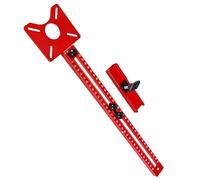 4 in 1 Router Milling Groove Bracket Metric MM Router Circle Cutting Jig Aluminium Alloy Router Table Insert Plate for Woodworking Adjustable Multifunctional Router Jig for Flip Board Trimming