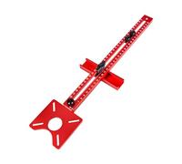 4 in 1 Router Milling Groove Bracket, Metric MM Router Circle Cutting Jig, Cabinet Hardware Jig for Router Tool, Adjustable Multifunctional Router Jig for Woodworking