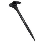 4 in 1 Scaffold Spanner Ratchet Podger Bi-Hex 19 & 22mm Claw Hammer Pry Bar