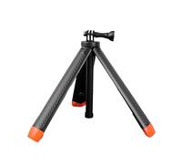 4 in 1 Selfie Stick Tripod Extendable Water Floating Selfie Stick with Orange for Action 5 Pro 4 3, X4 X3 Ace Pro 2, ABS, 23.5-57cm