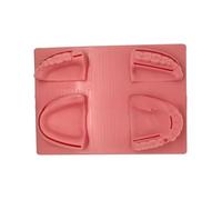 4-in-1 Suture Training Pad Designed 4 Realistic Silicone Suture Pads Multiple Wound Types Education Use