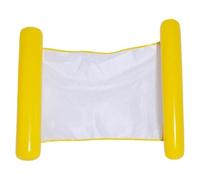 4 IN 1 Swimming Pool Floats Hammock Summer Foldable Water Hammock Swimming Pool Inflatable Air Mattress For Swimming Beach Lounger Floating Sleeping Bed Chair(Yellow)
