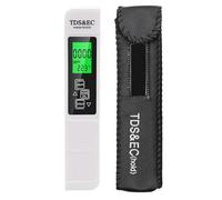 4 In 1 TDS Meter Digital Water Tester - LCD Digital Pen Water Quality Meter | TDS EC Analyzer | Multi-Function Liquid Quality Tester | PPM Measurement Compact And Portable For Tap Well Pool
