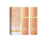4 In 1 Temperature Change Foundation, Colour Changing Foundation for Mature Skin, SPF50+ Sunscreen Moisturizing Concealer, Suitable For Fitness Sports Dancing 30ml (2pcs)