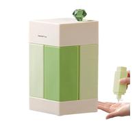 4-in-1 Travel Bottle Dispenser Set, Leak-Proof Refillable Toiletry Bottles For Shampoo Conditioner Lotion, Portable Cosmetic Storage For Travel Gym Camping, PP/PE Material, Red/Green