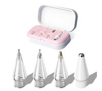 4 in 1 Upgraded Pencil Tips for Apple Pencil Pro, Replacement Pencil Tips Case for Apple Pencil USB-C/ 2nd/Gen 1st, IPad Pen Tips with Storage Box, iPad Pencil Pro Accessories for Apple Pen (Pink)