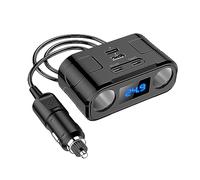 4-in-1 USB C Car Charger with, 60W Output | Multiple Port USB C Car Charger, Fast Charging Adapter for Car, Trucks and Minibus with 60W Output