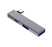 4 In 1 USB C Hubs With USB3.0 USB2.0Port Type C To Type C+2USB Adapter USB Splitter 5Gbps USB C Data Port 480Mbps USB2.0
