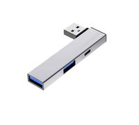 4 In 1 USB3.0 Hubs With USB3.0 USB2.0Port USB To Type C+2USB Adapter USB Splitter 5Gbps USB C Data Port 480Mbps USB2.0
