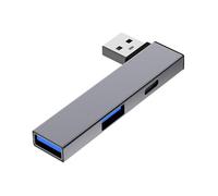 4 in 1 USB3.0 Hubs with USB3.0 USB2.0Port USB to Type C+2USB Adapter USB Splitter 5Gbps USB C Data Port 480Mbps USB2.0