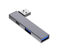 4 In 1 USB3.0 Hubs With USB3.0 USB2.0Port USB To Type C+2USB Adapter USB Splitter 5Gbps USB C Data Port 480Mbps USB2.0
