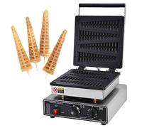 4-in-1 Waffle Maker - Tree Shape, Non-Stick Surface, Adjustable Temperature (0-300°C) - Ideal for Milk Tea Shops, Home, School, and Catering Use