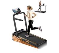 4-in-1 Walking Pad with 15% Incline, 10KM/H Foldable Treadmill for Home, 3.0HP Silent Brushless Motor, 159KG Heavy Duty Capacity, Ultra-Slim Running Machine with Remote Control for Home Office