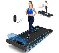 4-in-1 Walking Pad with 9% Incline, FOUSAE 10KM/H Under Desk Treadmill with Full Screen LED Display, 12 HIIT Programs, Treadmills for Home with 330 LB Weight Capacity, Magnetic Remote Control