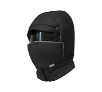 4 in 1 Waterproof Ski Cap with Detachable Mask, Unisex Windproof Warm Balaclava,Winter Down Trapper Hat, Anti-Fog Goggles for Men Women,Windproof Cycling Full Face Mask Earflaps Hat Black