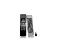[4 in 1] WeChip W3 Air Mouse Remote, [Thinner and Lighter] 2.4G Motion Sensing Controller with Keyboard for Android TV Box, Smart TV, PC, Projecteur,