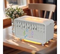 4-in-1 White Noise Sound Machine with 8 Natural Sounds, Aroma Diffuser, Bluetooth Speaker & Humidifier - Ideal for Baby Bedroom, Adults, Office, Bedroom to Fall asleep