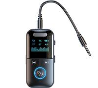 4-in-1 Wireless Bluetooth 5.4 Transmitter Receiver Adapter Audio 3.5mm Jack Aux Built-in battery audio amplifier Aircraft with Bluetooth receiving and transmitting function