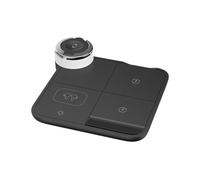 4-in-1 Wireless Charging Station - Foldable Wireless Charging Stand 15W | Smart Stand for Fast Wireless Charger, Mobile Phone Tablet Charger with Light for Mobile Phone