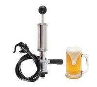 4 in Keg Party Pump, Draft Beer Picnic Tap Party Pump Heavy Duty Beer Keg Tap Pump with Squeeze Trigger Beer Pump Accessory for Home (S Type)