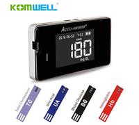 4 in1 Multi-Function Cholesterol Meter Uric Acid&Hemoglobin Blood Glucose Test strips kit for Diabetes Gout Device with Lancets Set A