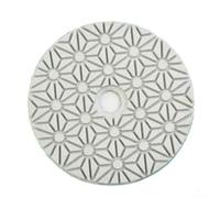 4 Inch 100mm Wet/Dry Polishing Pads 3 Step Set for Granite Concrete Marble Stone, Grit #1/#2/#3 Resin Bond with Nylon Backing, 1PC(GRIT 2)