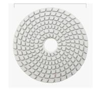 4 Inch 100mm White Abrasive Diamond Polishing Pad Wet Polishing Disc Stone Marble Granite Grinding Sheet Stone Polishing Plate