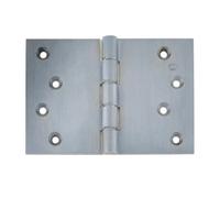 4 Inch (102 X 151mm) Lacquered Projection Hinge - Satin Chrome (Sold In Pairs)