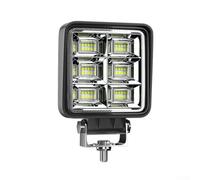 4 Inch 144W LED Work Light Flood 48LED Aluminum | 48 high-power LEDs, 3000LM output, flood beam pattern, ideal for night driving, dark worksites