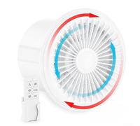 4-Inch 2-Way Reversible Exhaust Fan with Remote Control, 3-Speed 2300 RPM Low Noise for Bathroom, Kitchen, Ceiling and Wall Mounted Home Ventilation