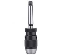 4-Inch 4-Jaw Self-Centering Chuck Set 1pc 1-13mm 1/2" Steel Self-Tightening Keyless Lathe Drill Chuck and MT2-B16 Arbor with 1-Inch x 8TPI Thread