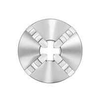 4-Inch 4-Jaw Self-Centering Chuck Set K12/80 Four-jaw Linkage Chuck Four-jaw Manual Hand-Tight Lathe Accessories with 1-Inch x 8TPI Thread