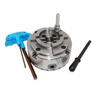 4 Inch 4" Self-Centering 4 Jaws Wood Lathe Chuck Wood-Working Scroll Chuck Clamping Range 8-60mm M33x3.5(M33x3.5)