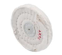 4 Inch 50PLY Cotton Cloth Polishing Buffing Wheel for Jewelry, Metal and Wood Finishing (White)
