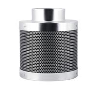 4 Inch Activated Carbon Filter, Stainless Steel Air Filter for Odor Control, Culture Air Purification