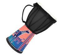 4 Inch African Drum Djembe Drum Portable Hand Drum Lightweight Percussion African Drum African Drum for Beginners (Color : C)