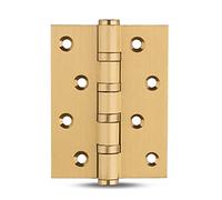 4-inch All-Copper Silent Buffer Hinge, Bearing Flat Hinge, Suitable for Indoor Door Installation(Gold)