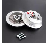 4 Inch Aluminum Wheel Hub Split Rims Compatible With Gas Electric Scooter Motorcycle ATV Fits 4.10 3.50-4 4.00-4 3.00-4 2.80 2.50-4 Tires(M12)