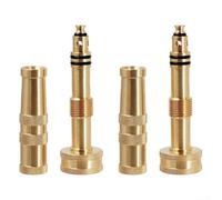 4-Inch Brass Irrigation Nozzle with Rotating and Direct Spray Capability for Reliable Outdoor Water Management