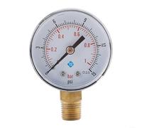 4 Inch BSPT Pressure Gauge for Various Fluid Measurement Applications (0-60psi)