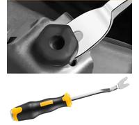 4-Inch Car Trim Removal Clip Plier Tool for Door Panel Audio Cover | Alloy steel construction with an anti-slip ergonomic handle for comfortable, extended use during trim removal.