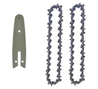 4-Inch Chain Saw Blade Mini Portable Electric Wireless 28 Knots 14 Knives Chainsaws Battery for Wood Garden Tools(4-inch Set2)