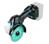 4 Inch Cordless Circular Saw Compatible with Makita 18V Battery (No Battery), 18,000 RPM Brushless Mini Circular Saw with 2 Blades, 3 Speeds and LED Light for Wood/Metal/Plastic