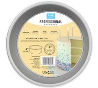 Cake Tins ROUND 4 Inch Deep PME Baking Pans 4" -16" Diameter Non-Stick Seamlesss